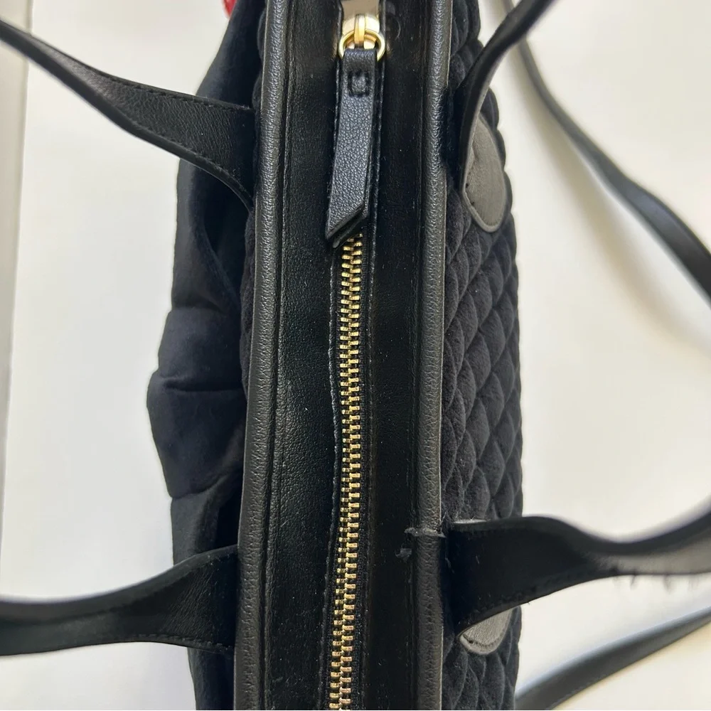 NWT Juicy Couture Tied with a Bow mini tote crossbody Black Bow Bag purse charm - Picture 9 of 17